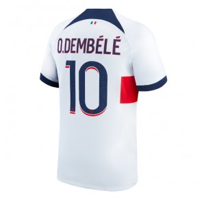 Paris Saint-Germain Ousmane Dembele #10 Gostujuci Dres 2023-24 Kratak Rukavima